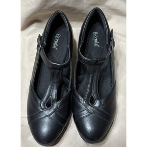 Bjorndal‎ Mary Jane Heeled Black Faux Leather Women's 6.5  Comfort